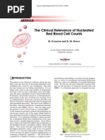 The Clinical Relevance of Nucleated Red Blood Cell Counts