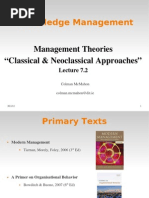 KM 7.2 Management Classical-Neoclassical