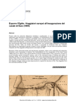 Vanja Strukelj - Esporre L'egitto. Viaggiatori Europei All'inaugurazione Del Canale Di Suez (1869)