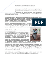 Cronologia Del Conflicto Armado Interno en Guatemala