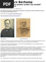 Pasteur - Vs - Bechamp Diez Mil Mentiras Pueden Ocultar Una Verdad