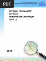 Buku Petunjuk Pelaksanaan Supervisi Pemetaan Dasar Rupabumi Versi 1.0