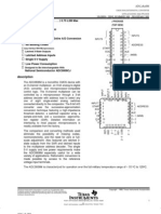 ADC0808M: Total Unadjusted Error - . - 0.75 LSB Max Resolution of 8 Bits 100-s Conversion Time