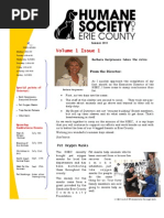 Summer 2011 Newsletter