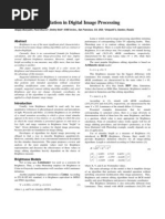 Brightness Calculation in Digital Image Processing