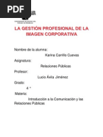 La Gestión Profesional de La Imagen Corporativa