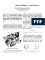 Open Circuit Saturation Curve of An Alternator-EXPT8