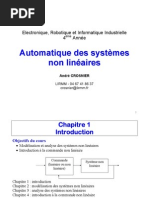 Automatique Des Systèmes