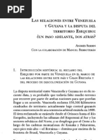 Las Relaciones Entre Venezuela y Guyana Y.... Andrés Serbin - Colaboracion de Manuel Berroterán