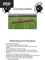 Coaching Football-Youth and Middle Schooli Like The Best