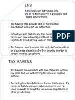 CFC, FSC and Tax Havens