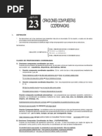 23 - Oraciones Compuestas Coordinadas PDF