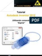 Tutorial Comando Espiral Autodesk Inventor