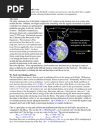 Precession of The Earth