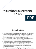 4 The Spontaneous Potential (SP) Log