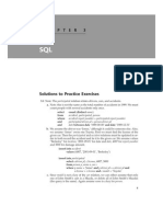 SQL Solutions To Practice Exercises