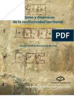 Actorres y Dinamicas de La Conflictividd Territorial