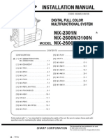 MX2600 MX3100 Installation 3E