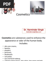 Chemistry in Cosmetics