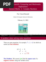 CM2202 Complex Numbers