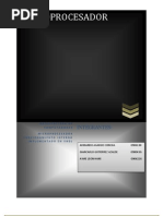 Informe de Laboratorio de Microprocesador