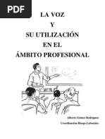 207 - La Voz y Su Utilización en El Ámbito Profesional