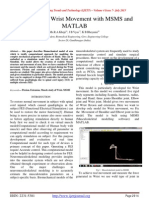 Simulation of Wrist Movement With MSMS and MATLAB