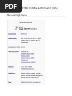 SQL Database Basic Statements