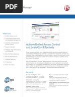 Big Ip Access Policy Manager Datasheet