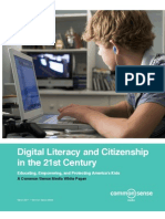 Digital Literacy and Citizenship in The 21st Century