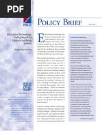 Education Technology For A 2st Century Learning SystemPACE Policy Brief 13-3