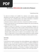 Mecanismos Moleculares de Acción de Los Fármacos