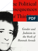 The Political Consequences of Thinking Gender and Judaism in The Work of Hannah Arendt