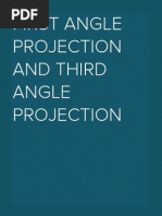 First Angle Projection and Third Angle Projection