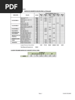 Metrado Muros de Concreto Con 30% PM