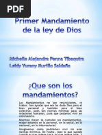 Primer Mandamiento de La Ley de Dios