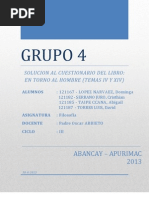 Entorno Al Hombre - Grupo IV - Unamba - Eapiis - 2013 I