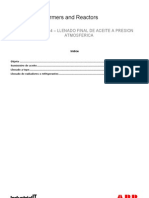 Procedimiento Llenado Aceite Traffo - 1 PDF