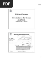 Introduction To The Course: EE669: VLSI Technology