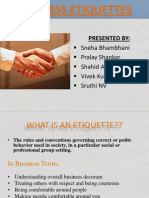 Business Etiquette Final