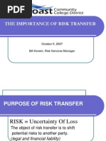 Contractual Risk Transfer