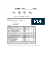 N Channel MOSFET Level 1