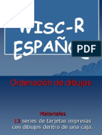 Wisc-R Ordenacion de Dibujos