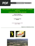 Clasificacion de Tierras Por Capacidad de Uso Mayor