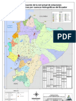 Mapa Ecuador Estaciones Meteorologicas Hidrologicas A0