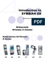 Introduction To Symbian Os: AIR University AU, PAF Complex, E-9, Islamabad