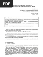 Messaoudi (ND) LES RÔLES DE LA SITUATION ET DU CONTEXTE