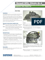 AL4 DPO Peugeot, Renault, Citroen Overhaul AL4 DPO Valve Body TECH Line Pressure Problem and Transmission Overheating.