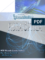 Fibra Óptica (TELECOMUNICACIONES)