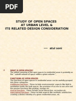 Study of Open Spaces